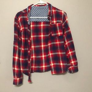 Small plaid button down